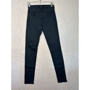 Flying Monkey Womens Jeans 26 Blue Green Denim Skinny Dark Stretch